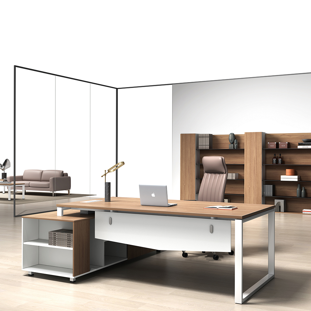 Woodworking Desk Chair - 핫세일 모던 L자형 임원용 사무용 가구