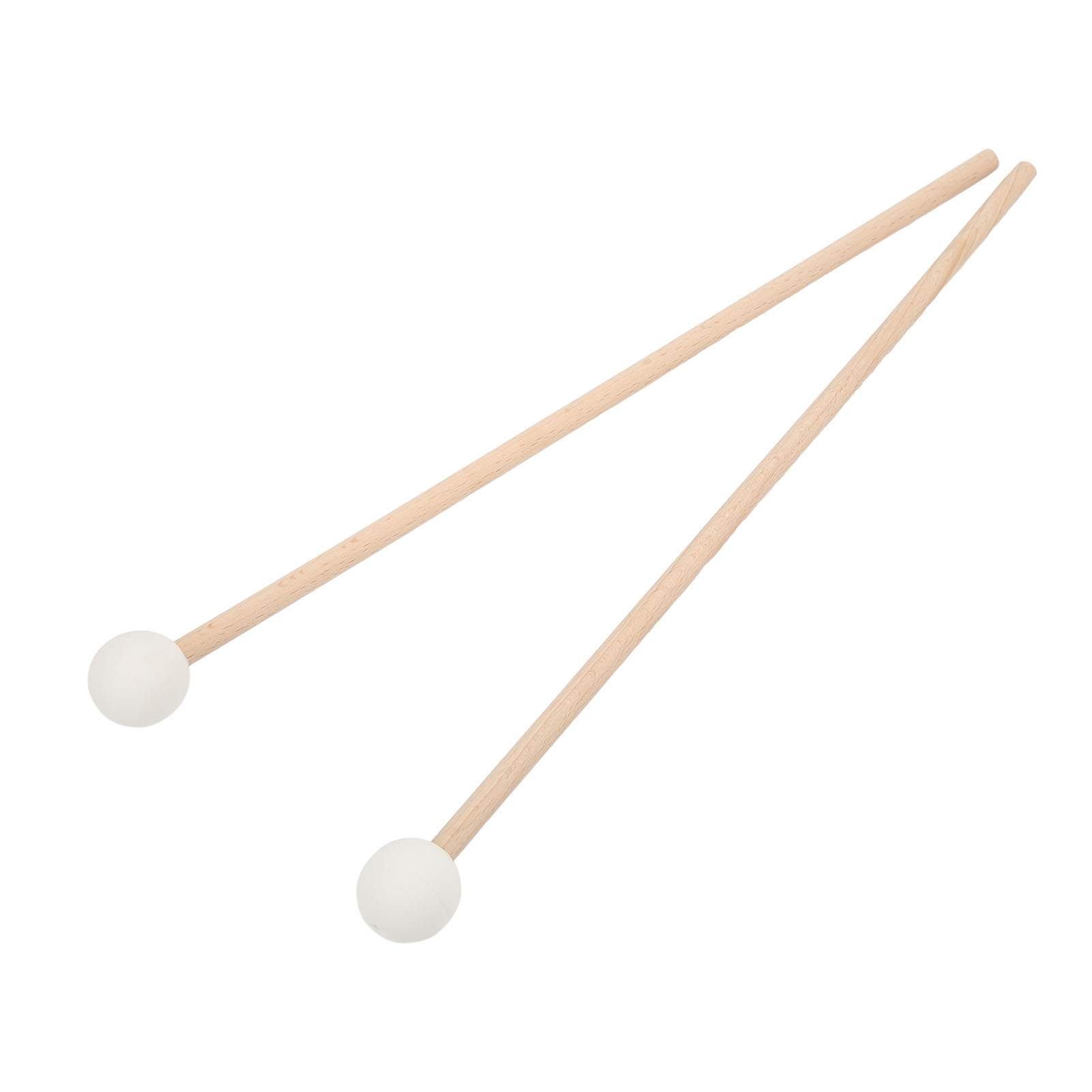Woodworking Xylophone - 2개입 벨 말렛 메이플 핸들 고무