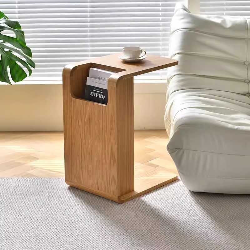 Woodworking Magazine - MOMO 북유럽 단단한 나무 C자형 소파