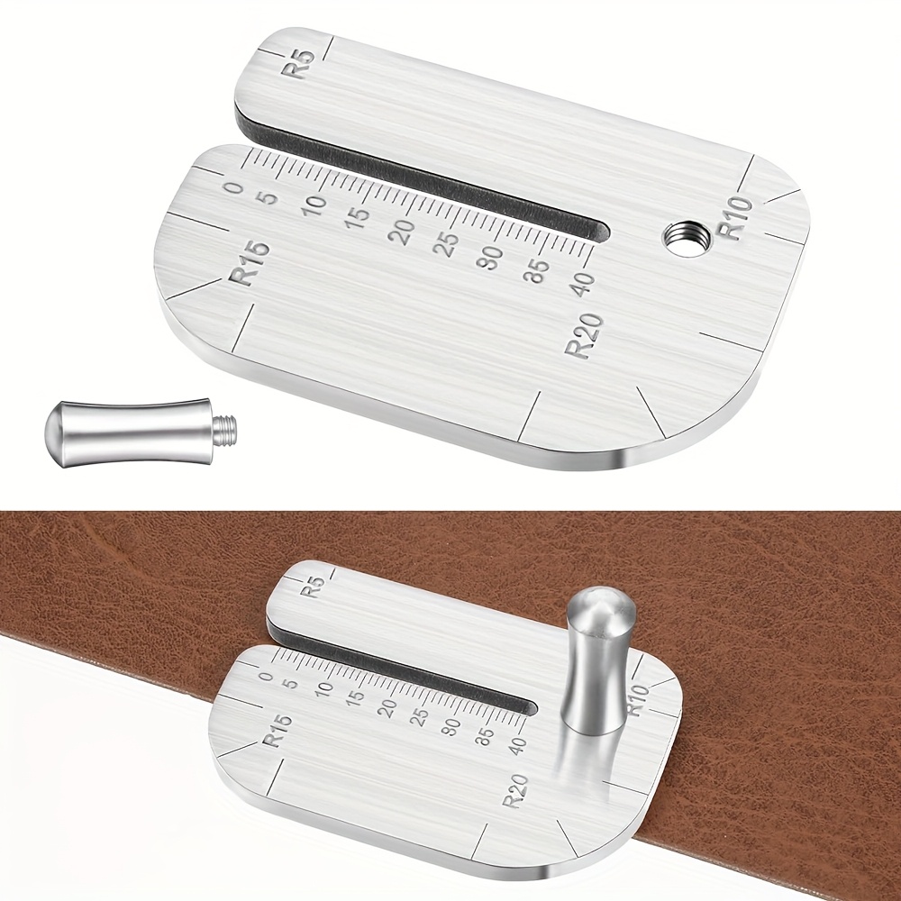 Woodworking Templates - 스테인리스 스틸 코너 라디우스 지그 조절