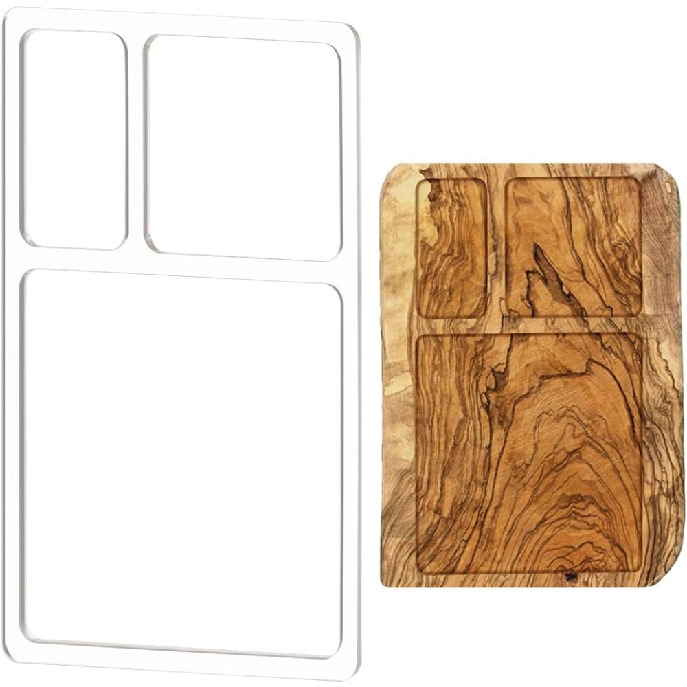 Woodworking Templates - 3 포켓 발레트 트레이 라우터 템플릿