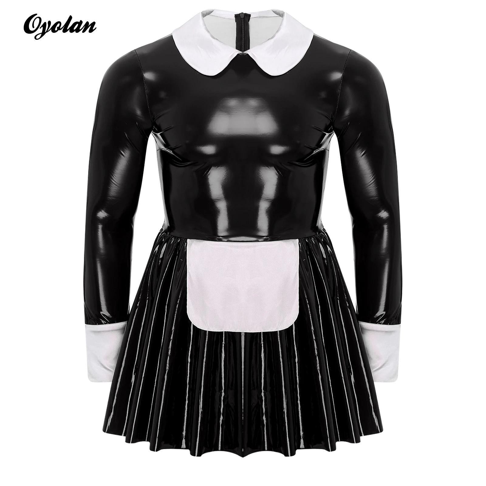 Woodworking Apron - Mens Sissy 프랑스 메이드 코스프레 의상
