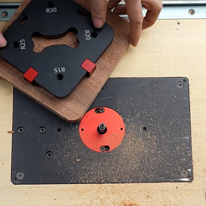 Woodworking Templates - R15/R20/R25/R30/R35/R40/R45/R50 알루미늄 합금 라우터 코너 라디우스