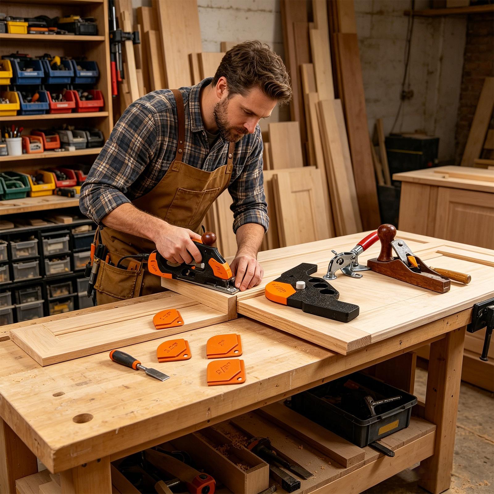 Woodworking Templates - 라우터 코너 라디우스 템플릿 5개 고경도