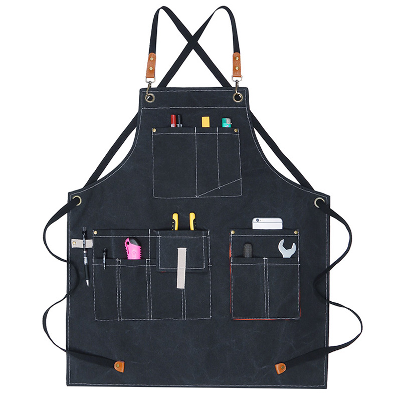 1PC 조절 가능한 어깨끈 두꺼운 내마모성 캔버스 크로 - Woodworking Apron 리뷰 및 가격