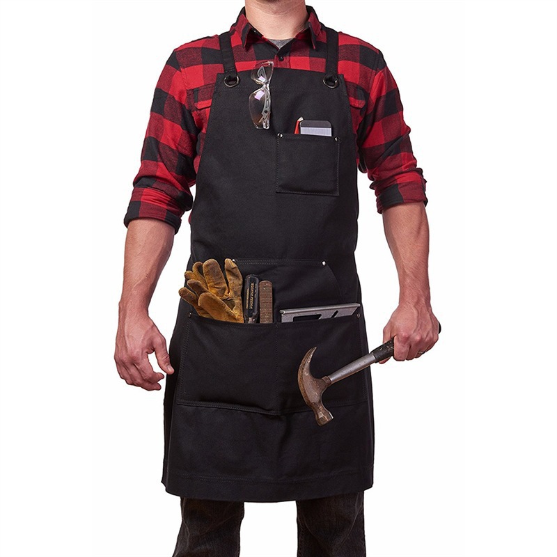 조절 가능한 주머니가 있는 튼튼한 캔버스 작업 앞치마  - Woodworking Apron 리뷰 및 가격