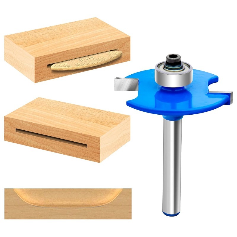 1개 6.35mm 샹크 T-슬롯 비스킷 조인트 슬롯 커 - Woodworking Nc 리뷰 및 가격
