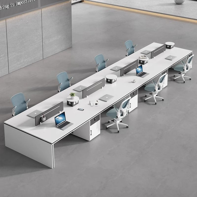 사무실 직원용 책상 및 의자 세트, 심플 모던 4인용  - Woodworking Desk Chair 리뷰 및 가격