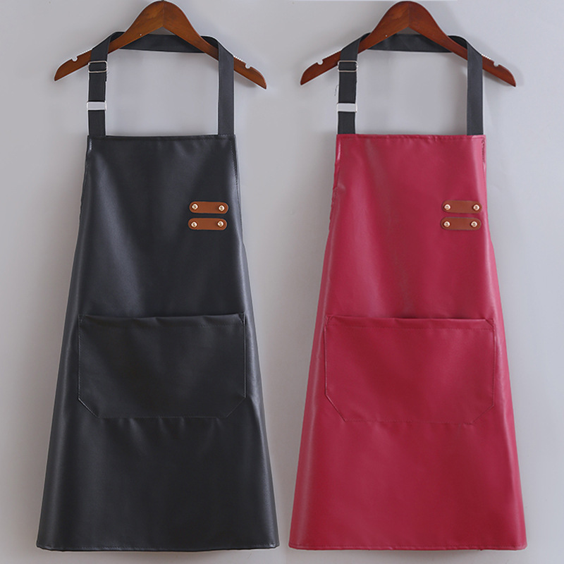 PU 가죽 방수 및 내유성 앞치마, 주방 작업복, 가정 - Woodworking Apron 리뷰 및 가격