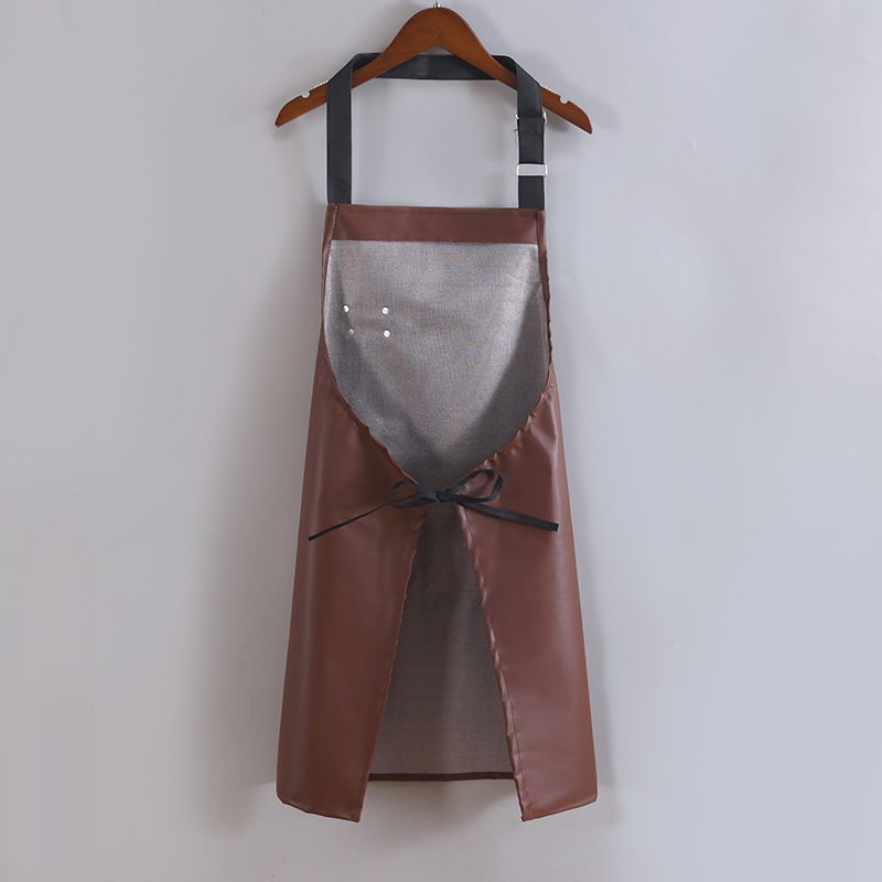 PU 가죽 방수 및 내유성 앞치마, 주방 작업복, 가정 - Woodworking Apron 리뷰 및 가격