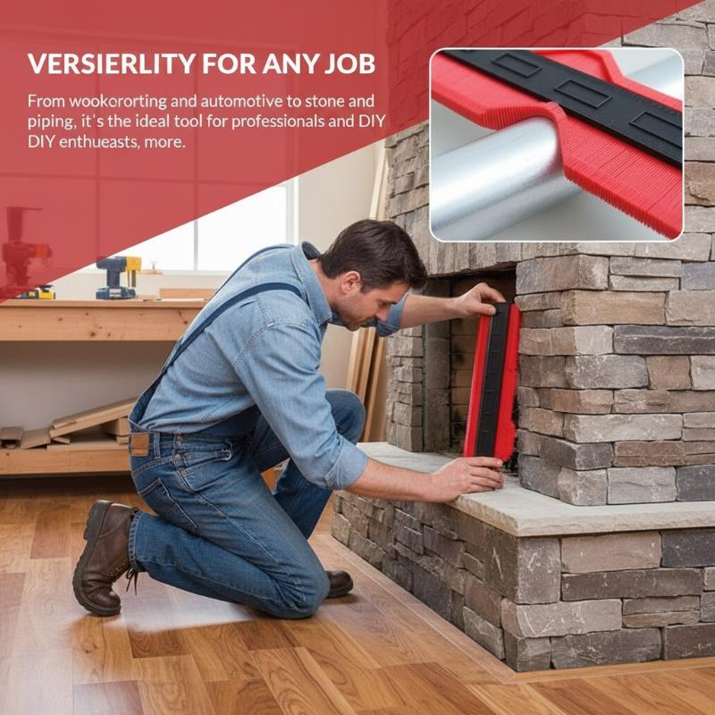 프로파일 윤곽 게이지 무독성 ABS 소재 모양 복사기  - Woodworking Templates 리뷰 및 가격