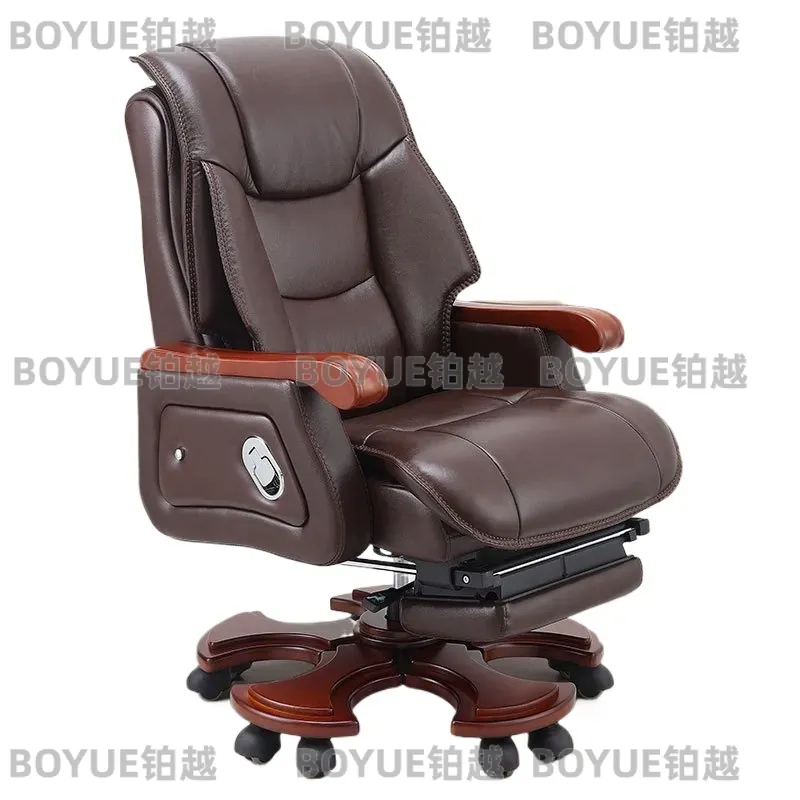 고급 가죽 사무용 의자, 인체공학적 컴퓨터 책상 의자, - Woodworking Desk Chair 리뷰 및 가격