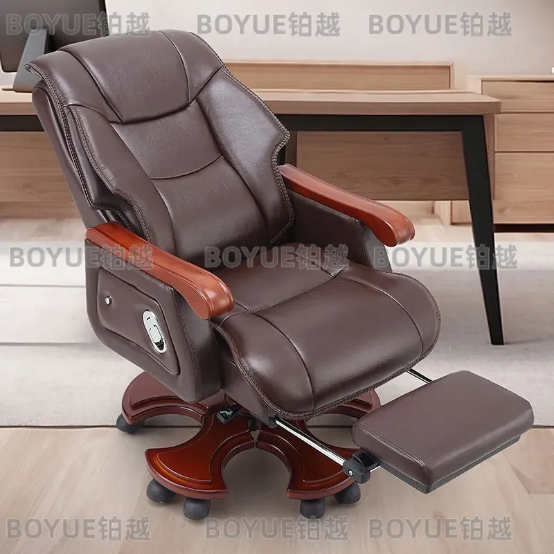 고급 가죽 사무용 의자, 인체공학적 컴퓨터 책상 의자, - Woodworking Desk Chair 리뷰 및 가격