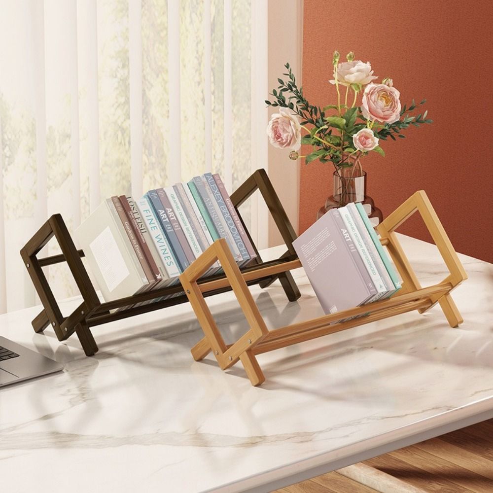 버 없는 나무 책 진열대 대나무 빠른 조립 데스크탑 책 - Woodworking Magazine 리뷰 및 가격