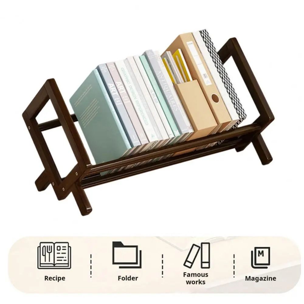 버 없는 나무 책 진열대 대나무 빠른 조립 데스크탑 책 - Woodworking Magazine 리뷰 및 가격