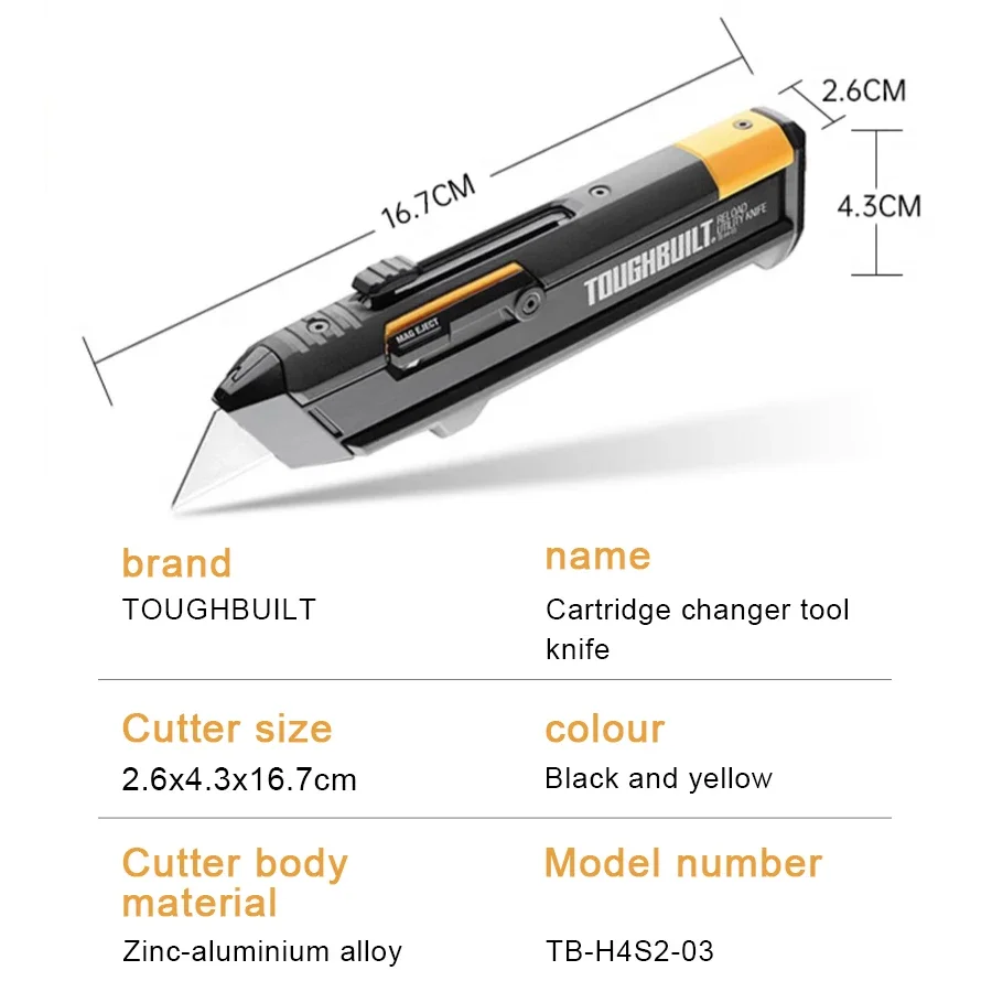 TOUGHBUILT TB-H4S2-03 재로드 유틸리티 - Woodworking Magazine 리뷰 및 가격