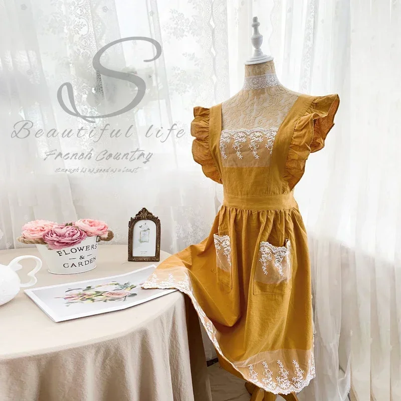 여성 여성 앞치마 코튼 린넨 앞치마 드레스 가든 카페  - Woodworking Apron 리뷰 및 가격