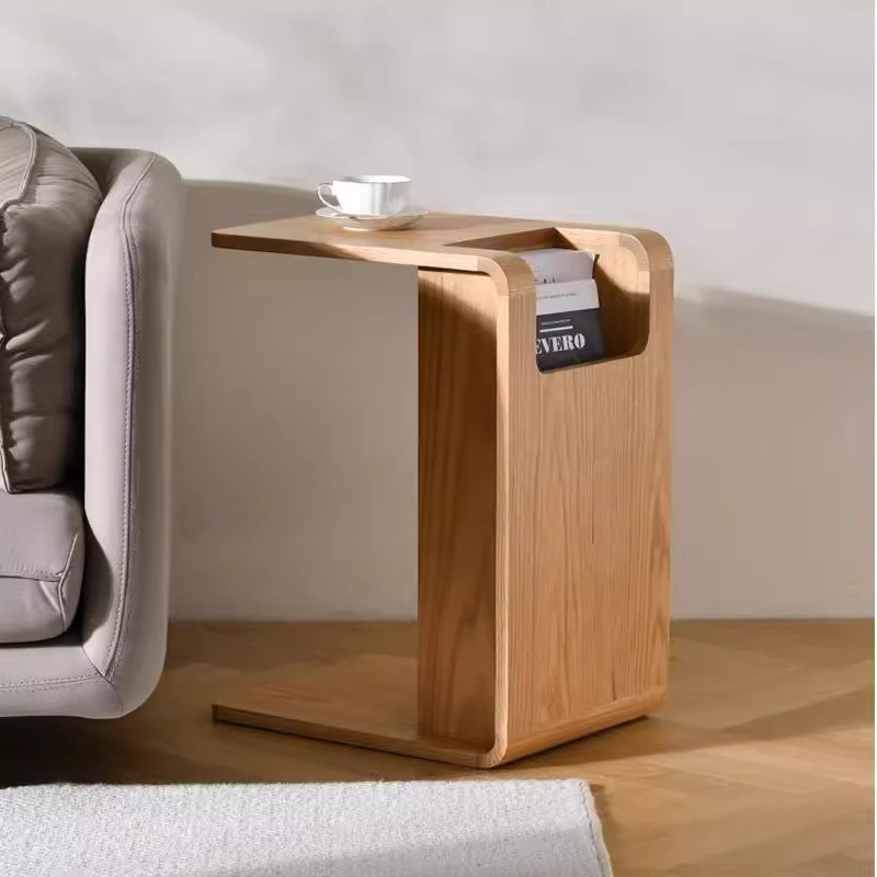 MOMO 북유럽 단단한 나무 C자형 소파 사이드 테이블 - Woodworking Magazine 리뷰 및 가격