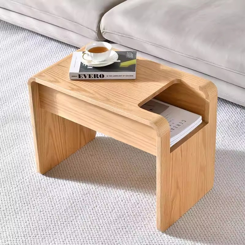 MOMO 북유럽 단단한 나무 C자형 소파 사이드 테이블 - Woodworking Magazine 리뷰 및 가격