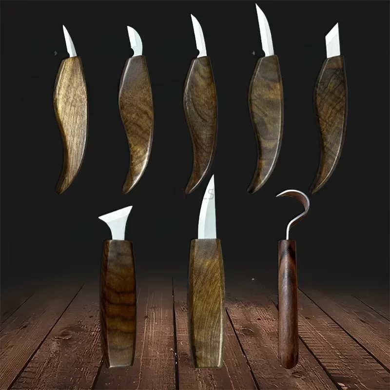 새로운 미니 목공 조각 칼 세트 전문 가장자리 트리밍  - Woodworking Nc 리뷰 및 가격