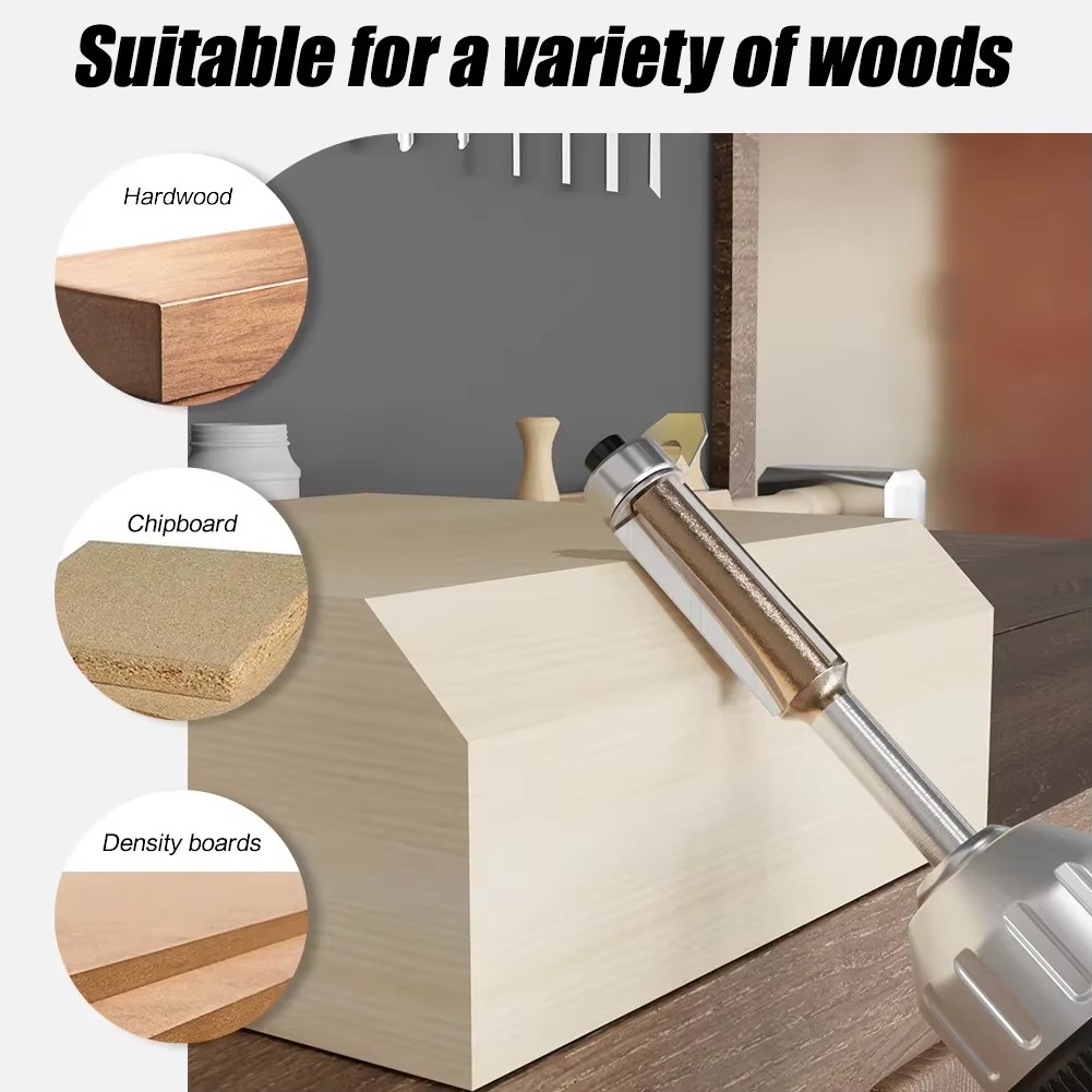 1 PC 6mm 1/4in 생크 Z3 플러시 트림 라우 - Woodworking Nc 리뷰 및 가격