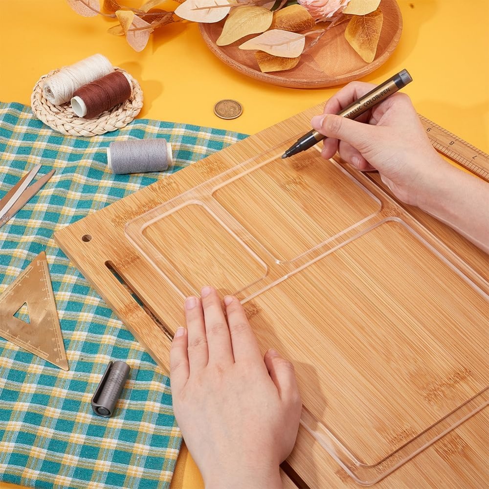 3 포켓 발레트 트레이 라우터 템플릿 직사각형 투명 아 - Woodworking Templates 리뷰 및 가격