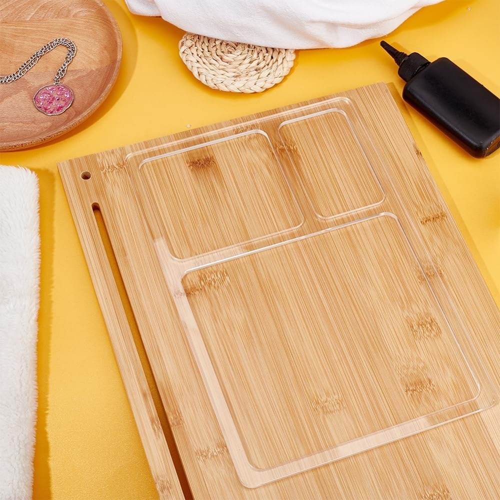 3 포켓 발레트 트레이 라우터 템플릿 직사각형 투명 아 - Woodworking Templates 리뷰 및 가격