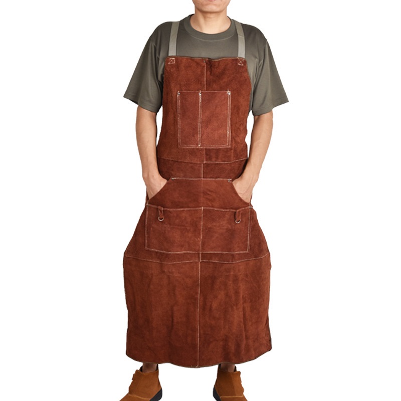 소가죽 용접복 앞치마 세탁 가능한 단열 소가죽 용접 앞 - Woodworking Apron 리뷰 및 가격