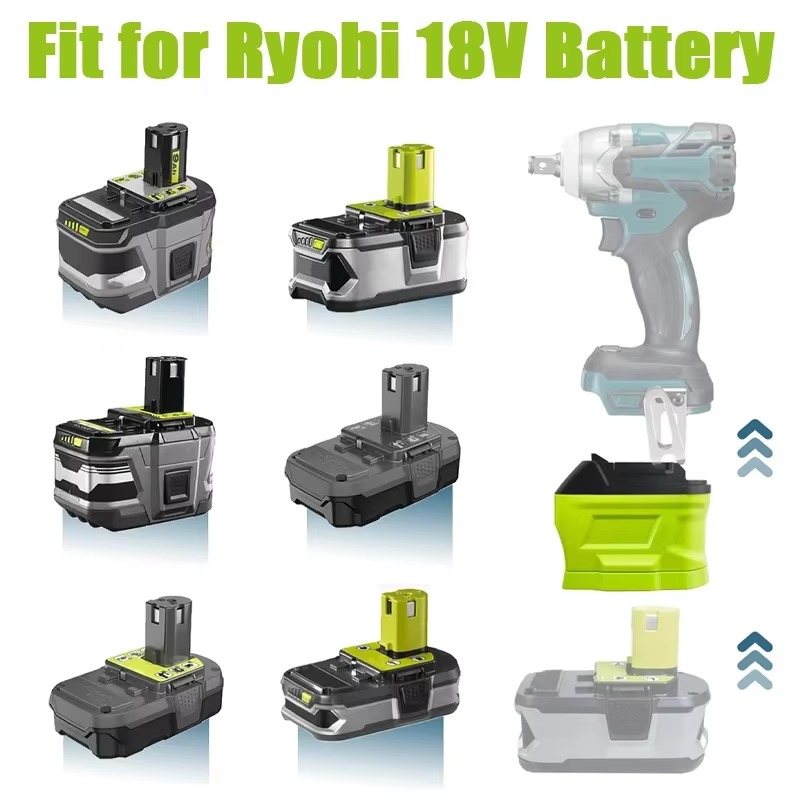 Ryobi 리튬 이온 배터리용 핫 배터리 어댑터 컨버터 - Woodworking Essential Tools 리뷰 및 가격