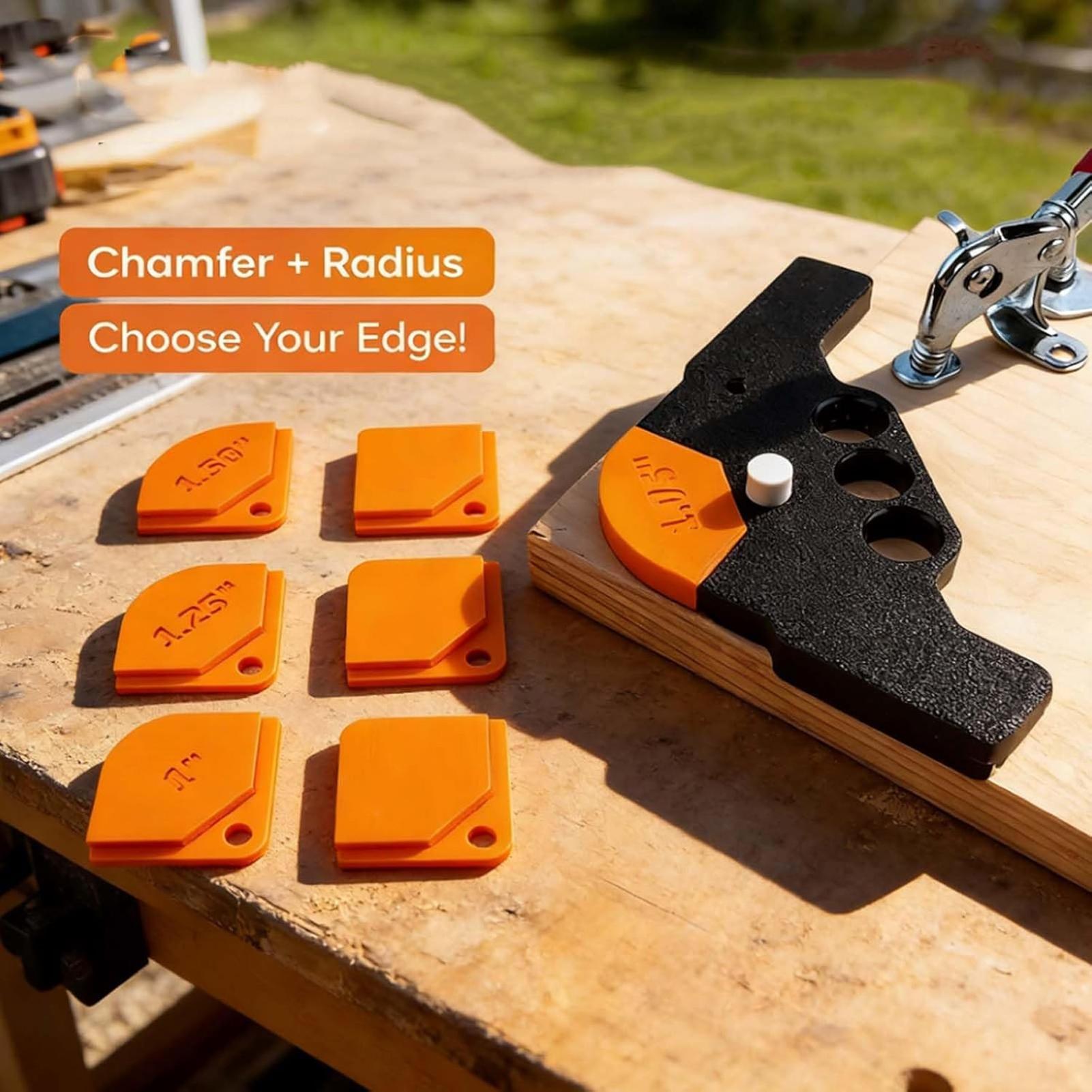 라우터 코너 라디우스 템플릿 5개 고경도 정확한 위치  - Woodworking Templates 리뷰 및 가격