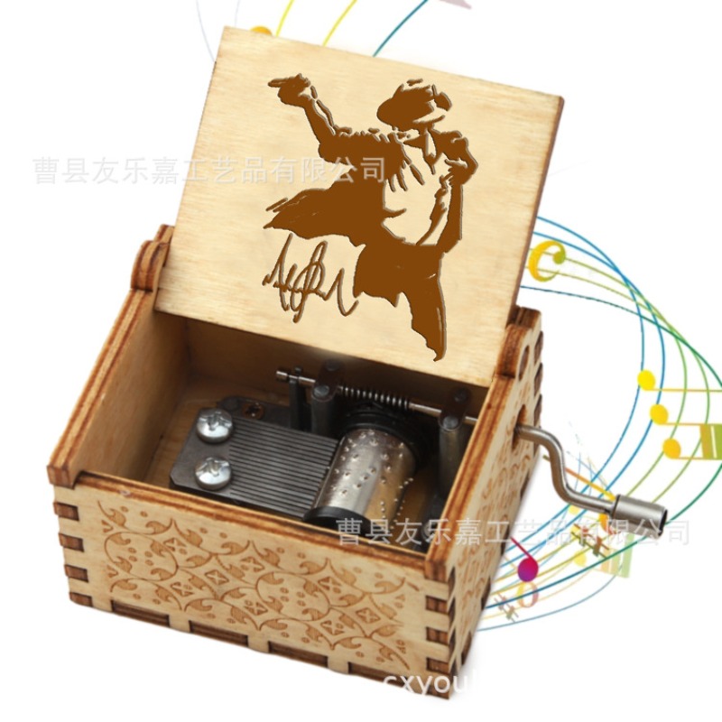 뉴 뮤직 아이돌 마이클 잭슨 시리즈 나무 손잡이 뮤직  - Wood Woodworking 리뷰 및 가격