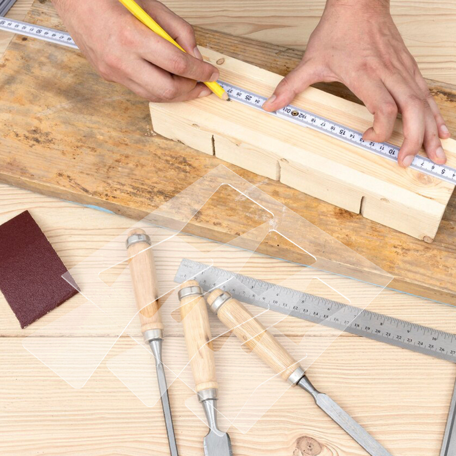 2개 아크릴 목공 템플릿 세트 투명 나비 나비넥타이 라 - Woodworking Templates 리뷰 및 가격